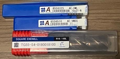 MITSUBISHI超硬エンドミル20mm 4枚刃 3本セット 超硬エンドミル 3本セット MITSUBISHI 超硬エンドミルセット 3枚